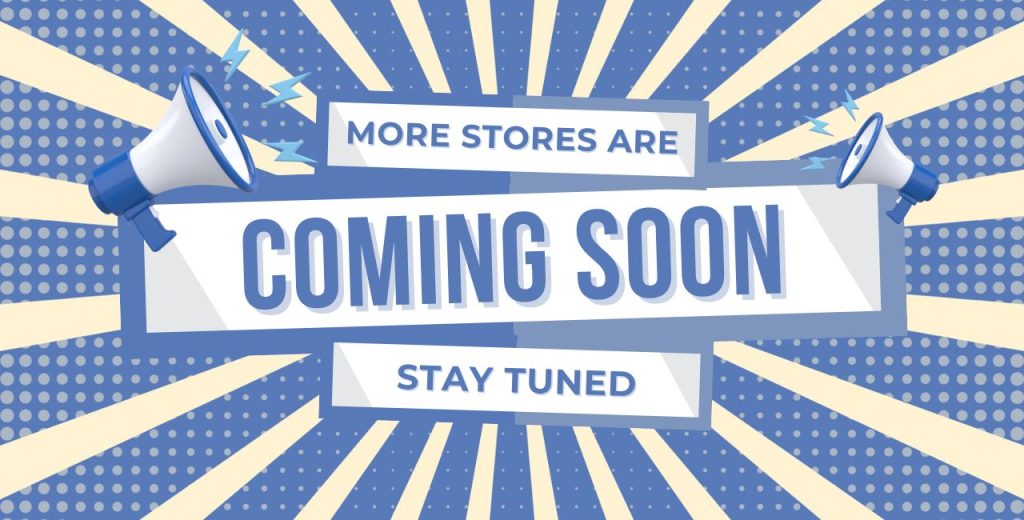 Shopify stores coming soon banner